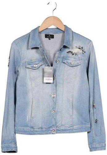 Damen Jacke, hellblau, Gr. EU 38, Elasthan, Baumwolle - Second Hand - monari - Modalova