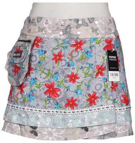 Damen Rock, mehrfarbig, Gr. W24, Baumwolle - Second Hand - Moshiki - Modalova