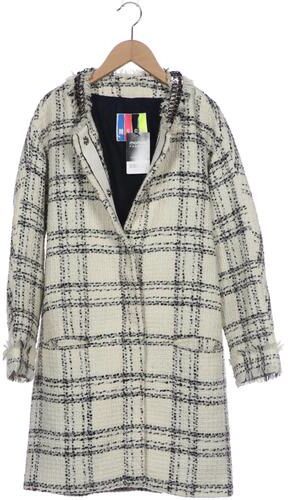 Damen Mantel, cremeweiß, Gr. EU 36 (IT 42), Baumwolle, Synthetik, Wolle - Second Hand - Msgm - Modalova