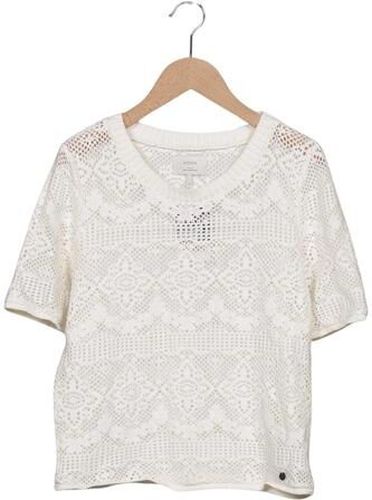 Nümph Damen Pullover, cremeweiß, Gr. S, Baumwolle, Synthetik - Second Hand - Numph - Modalova