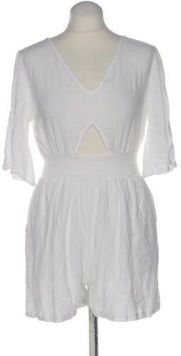 Damen Jumpsuit/Overall, weiß, Gr. EU 36, Viskose - Second Hand - NA-KD - Modalova