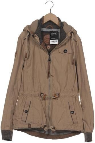 Damen Jacke, beige, Gr. M, Baumwolle, Synthetik - Second Hand - Naketano - Modalova