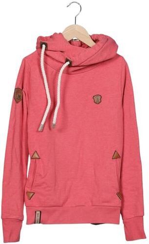 Damen Kapuzenpullover, pink, Gr. S, Baumwolle, Synthetik - Second Hand - Naketano - Modalova