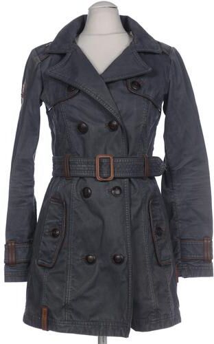 Damen Mantel, grau, Gr. S, Baumwolle, Synthetik - Second Hand - Naketano - Modalova