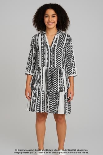 Damen Kleid, mehrfarbig, Gr. S, Baumwolle, Viskose - Second Hand - Neo Noir - Modalova