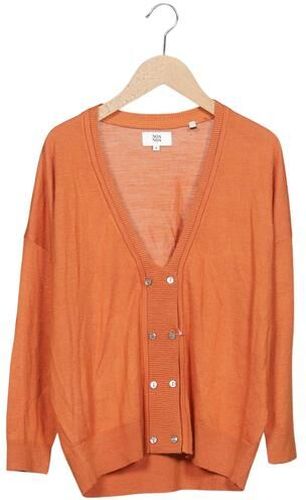 Damen Strickjacke, orange, Gr. M, Merino, Viskose - Second Hand - Noa Noa - Modalova