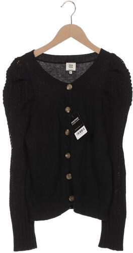 Damen Strickjacke, schwarz, Gr. M, Baumwolle, Synthetik, Angorawolle, Viskose - Second Hand - Noa Noa - Modalova