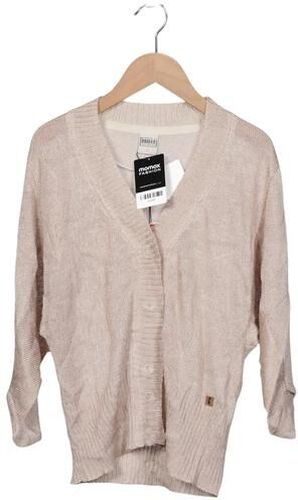 Damen Strickjacke, beige, Gr. M, Leinen, Viskose - Second Hand - Object - Modalova