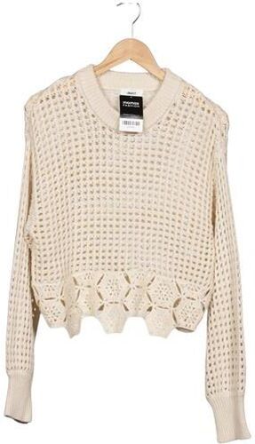Damen Pullover, cremeweiß, Gr. S, Baumwolle - Second Hand - Object - Modalova