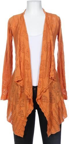 Damen Strickjacke, orange, Gr. XS, Baumwolle, Viskose - Second Hand - Odd Molly - Modalova