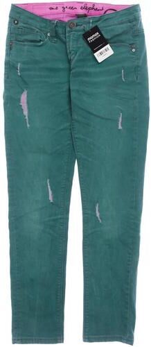 Damen Jeans, türkis, Gr. EU 36, Elasthan, Baumwolle - Second Hand - One Green Elephant - Modalova