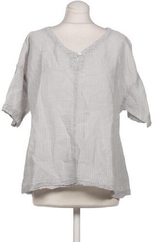 Damen Bluse, grau, Gr. EU 38, Baumwolle, Leinen - Second Hand - Oska - Modalova