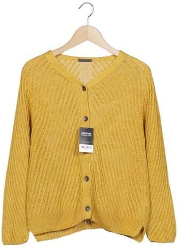 Damen Strickjacke, gelb, Gr. EU 38, Leinen - Second Hand - Oska - Modalova