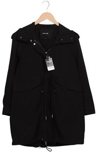 Damen Mantel, schwarz, Gr. EU 34, Baumwolle, Synthetik - Second Hand - Opus - Modalova