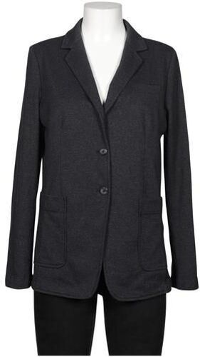 Damen Blazer, grau, Gr. EU 42, Elasthan, Baumwolle, Synthetik, Viskose - Second Hand - Opus - Modalova