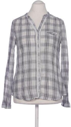 Damen Bluse, grau, Gr. EU 40, Elasthan, Baumwolle - Second Hand - Opus - Modalova