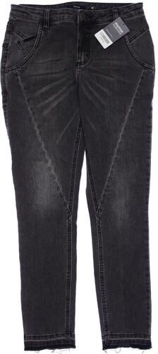 Damen Jeans, grau, Gr. EU 34, Elasthan, Baumwolle, Leder, Synthetik, Viskose - Second Hand - Opus - Modalova