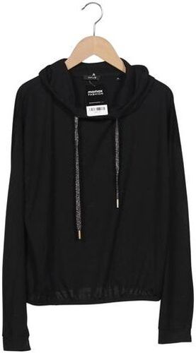 Damen Kapuzenpullover, schwarz, Gr. EU 36, Synthetik, Viskose - Second Hand - Opus - Modalova