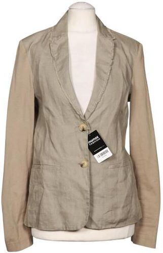 Damen Blazer, beige, Gr. EU 34, Baumwolle, Leinen - Second Hand - Oui - Modalova