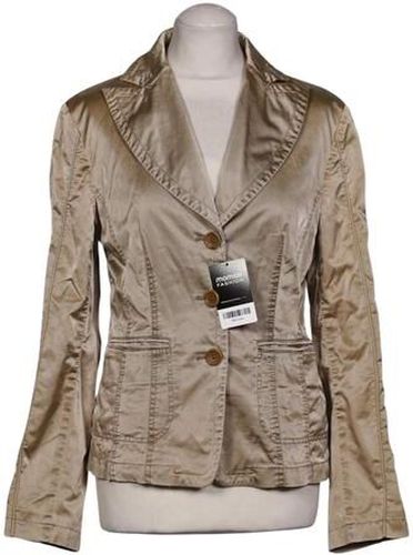 Damen Blazer, beige, Gr. M, Elasthan, Baumwolle, Synthetik - Second Hand - Oui - Modalova