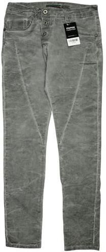 Damen Jeans, grau, Gr. XS, Elasthan, Baumwolle - Second Hand - Please - Modalova