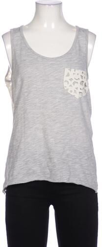 Damen Top, grau, Gr. S, Elasthan, Baumwolle, Synthetik - Second Hand - Please - Modalova