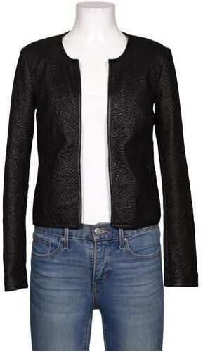 Damen Blazer, schwarz, Gr. EU 38, Synthetik - Second Hand - Promod - Modalova
