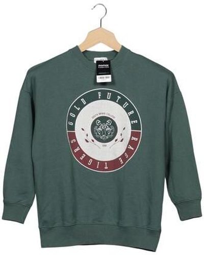 Damen Sweatshirt, grün, Gr. S, Elasthan, Baumwolle, Synthetik - Second Hand - Pull & Bear - Modalova