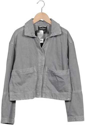 Damen Jacke, grau, Gr. XS, Baumwolle - Second Hand - Pull & Bear - Modalova