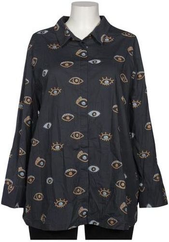 By Ulla Popken Damen Bluse, marineblau, Gr. EU 50, Elasthan, Baumwolle - Second Hand - Pure - Modalova