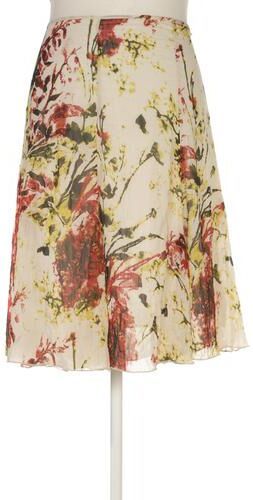 Damen Rock, beige, Gr. EU 48, Synthetik - Second Hand - Qiero - Modalova