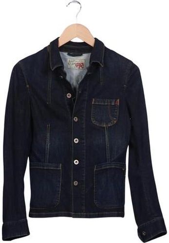 Damen Jacke, marineblau, Gr. S, Elasthan, Baumwolle, Lyocell - Second Hand - Replay - Modalova