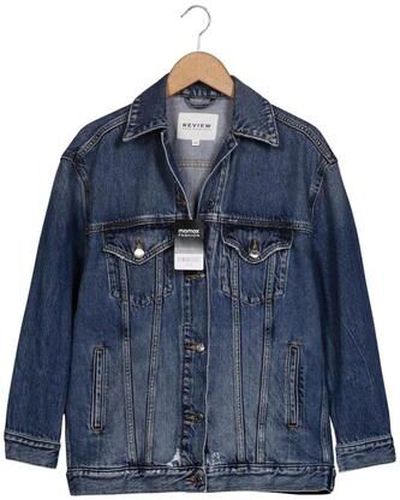 Damen Jacke, blau, Gr. XS, Baumwolle - Second Hand - Review - Modalova