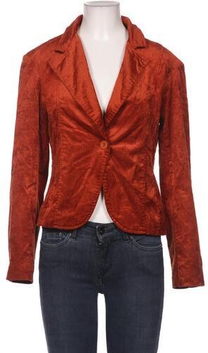 Damen Blazer, orange, Gr. S, Elasthan, Baumwolle, Viskose - Second Hand - Rinascimento - Modalova