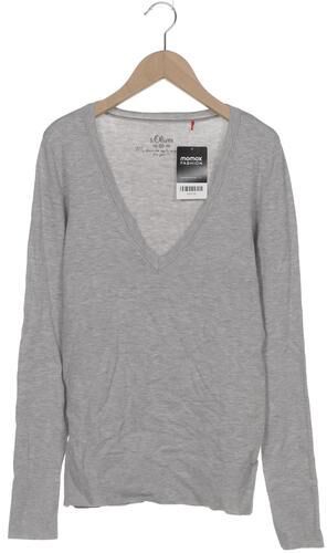 Damen Pullover, grau, Gr. EU 36, Elasthan, Baumwolle, Synthetik - Second Hand - S. Oliver - Modalova