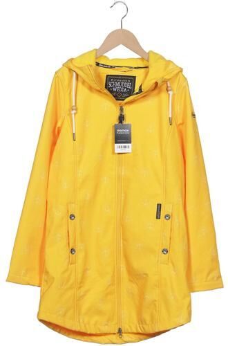 Damen Mantel, gelb, Gr. S, Elasthan, Synthetik - Second Hand - Schmuddelwedda - Modalova