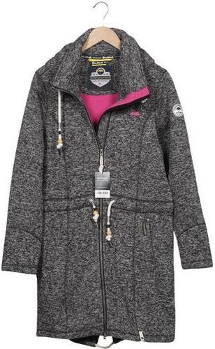 Damen Mantel, grau, Gr. XL, Synthetik - Second Hand - Schmuddelwedda - Modalova