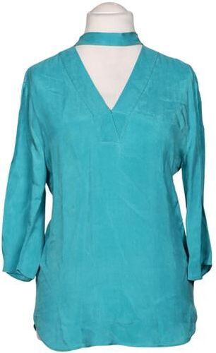 Damen Bluse, türkis, Gr. EU 38 ( 2), Viskose - Second Hand - Sandro - Modalova