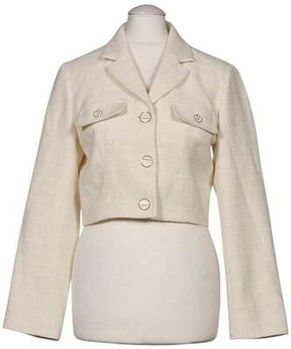 Damen Blazer, cremeweiß, Gr. EU 32 (F 34), Baumwolle, Synthetik, Viskose - Second Hand - Sandro - Modalova