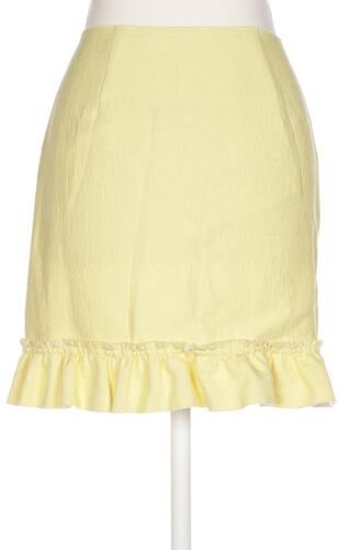 Damen Rock, gelb, Gr. EU 36 ( 1), Elasthan, Synthetik, Viskose - Second Hand - Sandro - Modalova