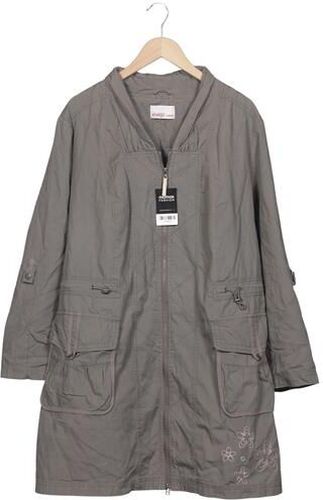 Damen Mantel, grau, Gr. EU 52, Baumwolle, Synthetik - Second Hand - Sheego - Modalova