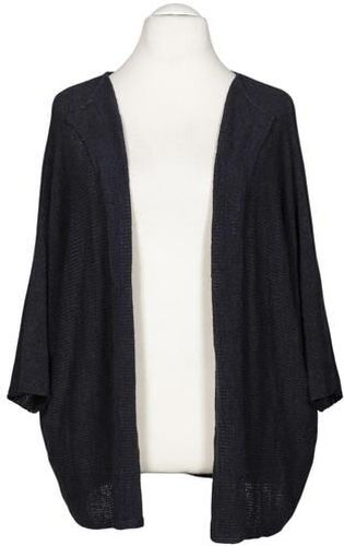 Damen Strickjacke, marineblau, Gr. EU 52, Synthetik - Second Hand - Sheego - Modalova