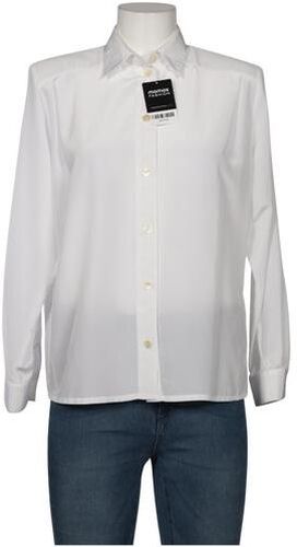 Damen Bluse, weiß, Gr. EU 38, Synthetik - Second Hand - Sommermann - Modalova