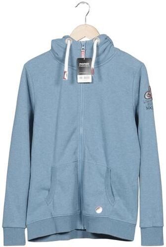 Damen Kapuzenpullover, hellblau, Gr. EU 40, Baumwolle, Synthetik - Second Hand - Soccx - Modalova