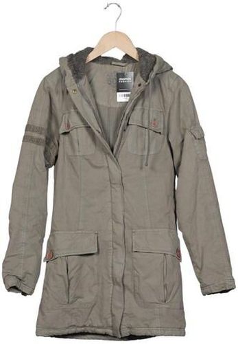 Damen Mantel, grün, Gr. S, Baumwolle, Synthetik - Second Hand - Soccx - Modalova