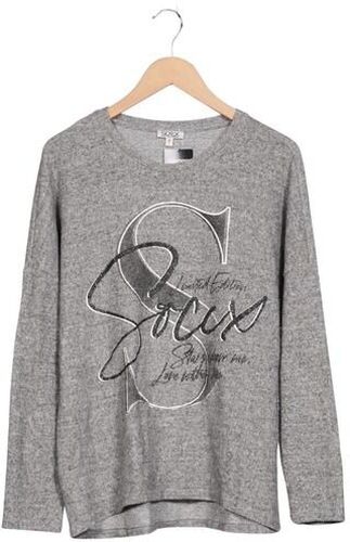 Damen Pullover, grau, Gr. M - Second Hand - Soccx - Modalova