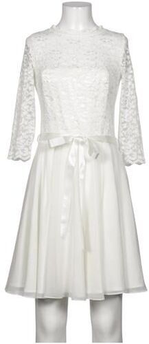 Damen Kleid, weiß, Gr. EU 38, Elasthan, Synthetik - Second Hand - Swing - Modalova