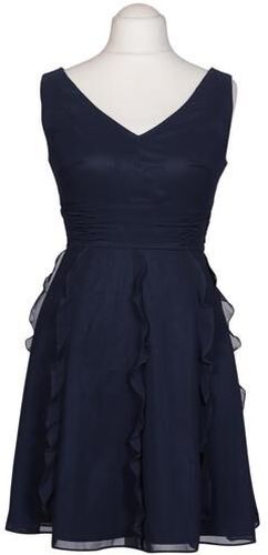 Damen Kleid, marineblau, Gr. EU 38, Elasthan, Synthetik - Second Hand - Swing - Modalova