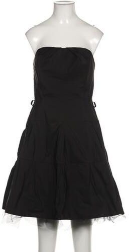 Damen Kleid, schwarz, Gr. EU 38, Synthetik - Second Hand - Swing - Modalova