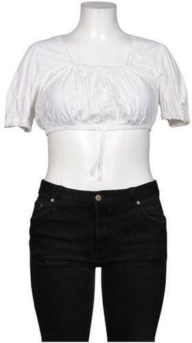 Damen Bluse, weiß, Gr. EU 44, Baumwolle, Synthetik - Second Hand - Stockerpoint - Modalova